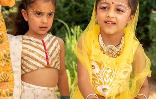 Krishna & Radha Costume Parade