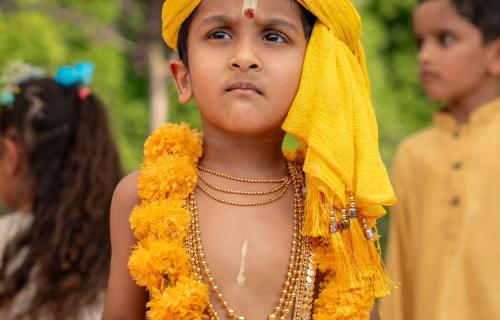 Krishna & Radha Costume Parade