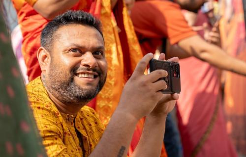 Krishna & Radha Costume Parade