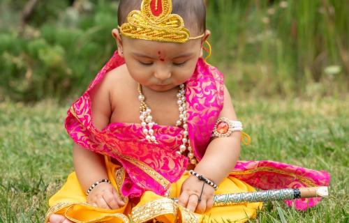 Krishna & Radha Costume Parade