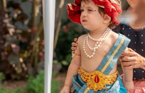 Krishna & Radha Costume Parade